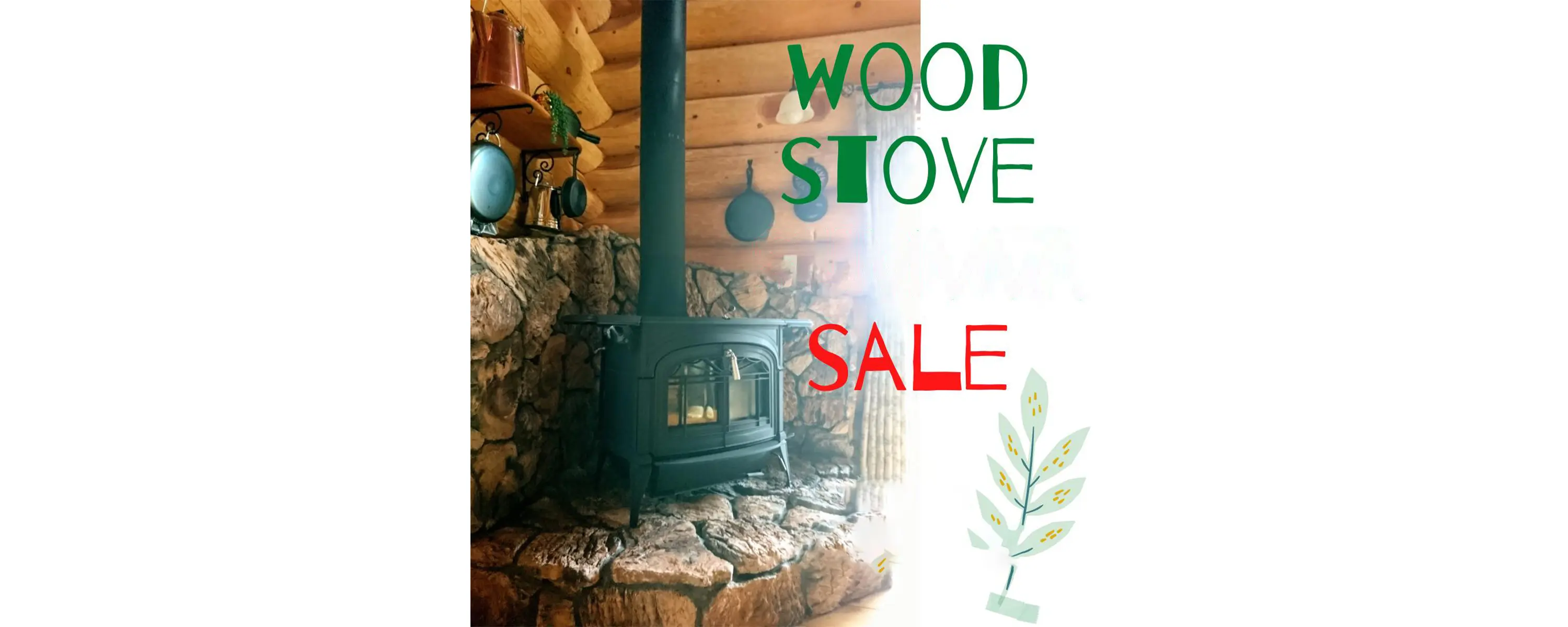 wood stove spring sale画像
