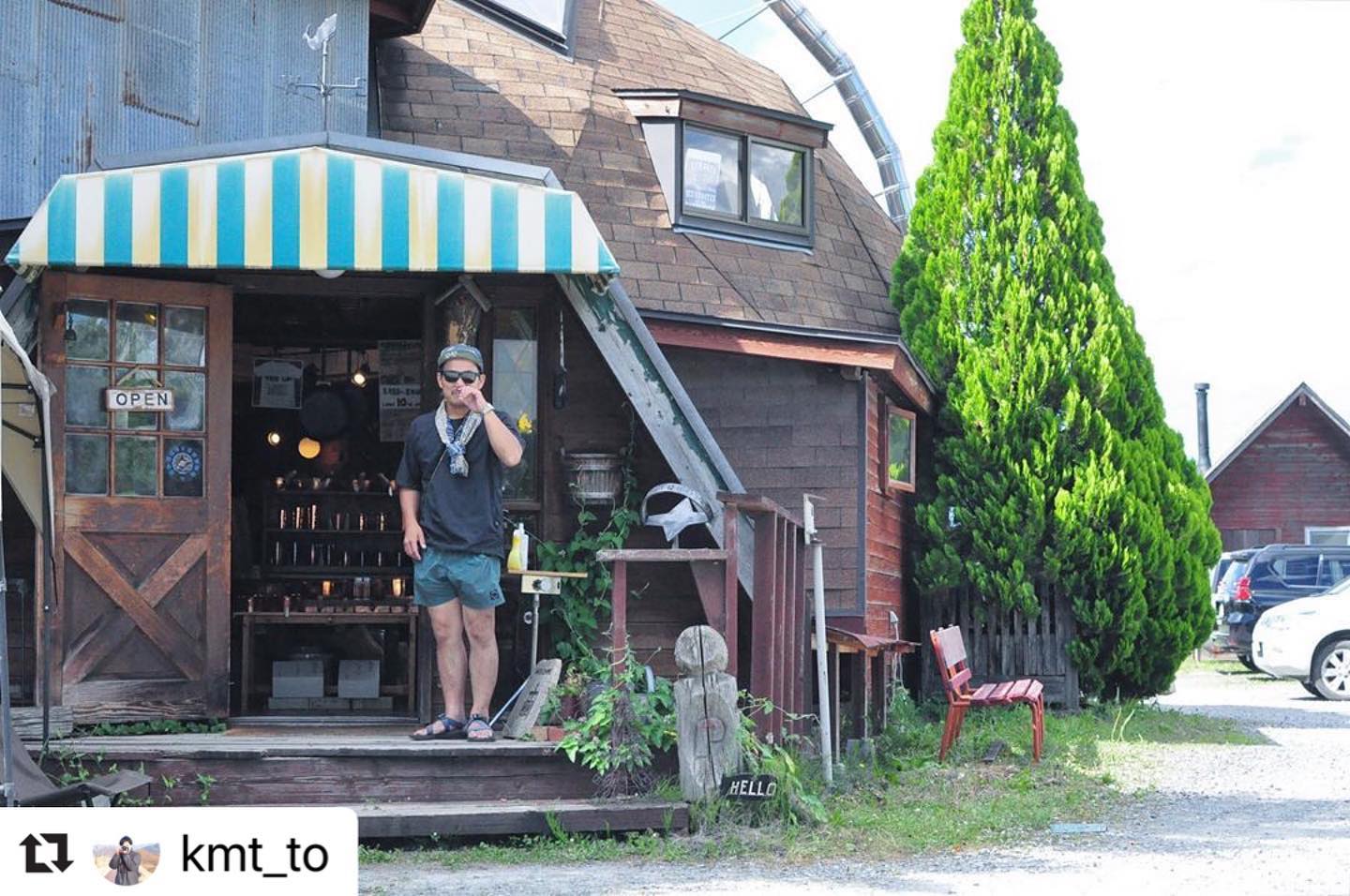#Repost @kmt_to with @make_repost・・・・・俺、若干気付き始めてます・ハウルの動く城感@stovehouse.woodstove ・今日はサングラス🕶ありがとうございました・#ストーブハウス #ストーブハウス原村 #トタンが入って #ハウルの動く城 #感増したいつもありがとうございます公私共にお世話になり、感謝です。とりあえず、なんとかトタンを見つけて全面はりを目指します！（仕事もちゃんと頑張りますっっ笑笑）また近々会いに行きますので^_^#八ヶ岳の薪ストーブ専門店 #山の暮らしのお手伝い #ストーブハウス原村 #原村 #富士見 #八ヶ岳